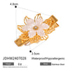 Hair Accessories Stainless Steel Star Shape Electroplated Hairpin