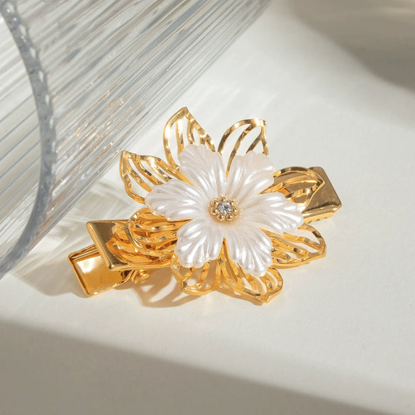 Hair Accessories Stainless Steel Star Shape Electroplated Hairpin