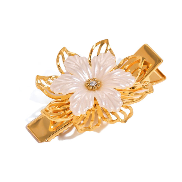 Hair Accessories Stainless Steel Star Shape Electroplated Hairpin