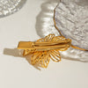 Hair Accessories Stainless Steel Star Shape Electroplated Hairpin