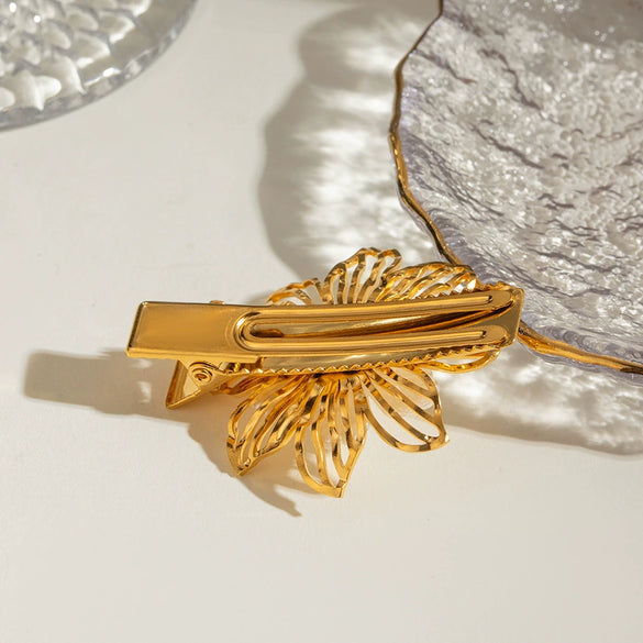 Hair Accessories Stainless Steel Star Shape Electroplated Hairpin