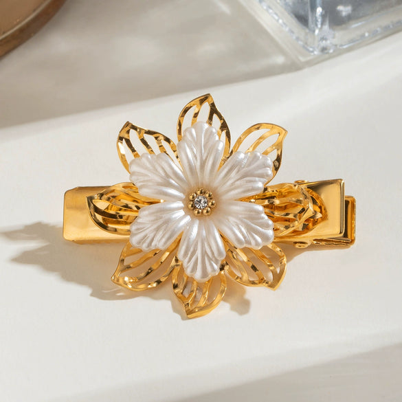 Hair Accessories Stainless Steel Star Shape Electroplated Hairpin