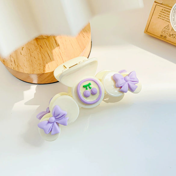 Hair Accessories Sweet Macaron Fruit Style Handmade Ps Grab Clip For Women