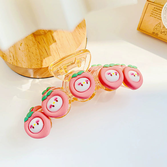 Hair Accessories Sweet Macaron Fruit Style Handmade Ps Grab Clip For Women