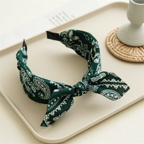 Hair Accessories Women's Fabric Handmade Printed Headband