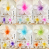 Hair Accessories Women's Gradient Egg Flower Highend Plastic Resin Gripper Hairpin With Baking Paint