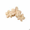 Hair Accessories Women's Plant Flowers Style Ps Material Frosted Petals Shark Clip Hair Grab Clip Baking Paint Process