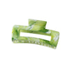 Hair Accessories Women's Square Grab Clip Abs Material Geometric Style Baking Paint Treatment
