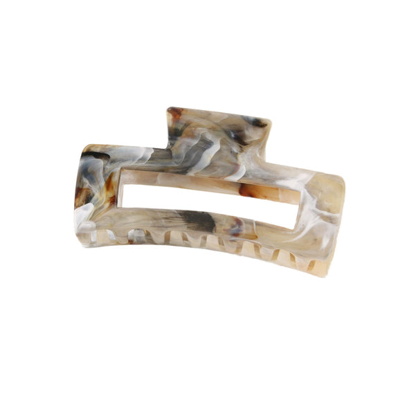 Hair Accessories Women's Square Grab Clip Abs Material Geometric Style Baking Paint Treatment