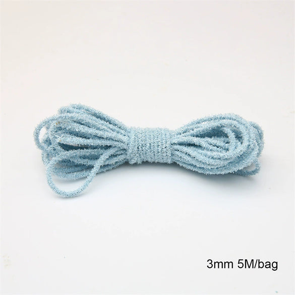 Hair Accessories Wool Fleece Cord Diy Handmade Elastic Hair Rope Hair Ring
