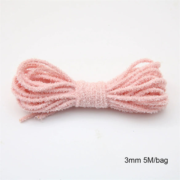 Hair Accessories Wool Fleece Cord Diy Handmade Elastic Hair Rope Hair Ring