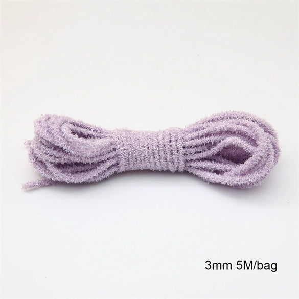 Hair Accessories Wool Fleece Cord Diy Handmade Elastic Hair Rope Hair Ring