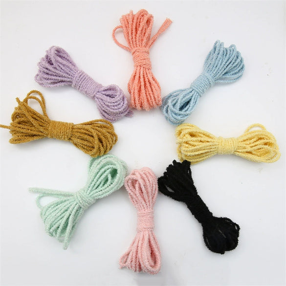 Hair Accessories Wool Fleece Cord Diy Handmade Elastic Hair Rope Hair Ring
