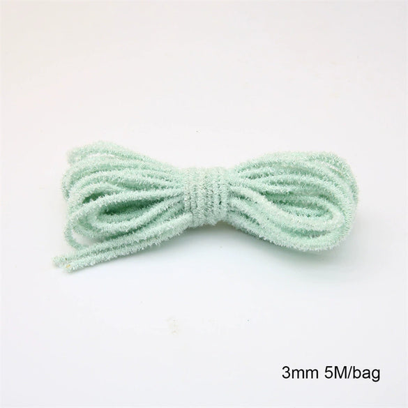 Hair Accessories Wool Fleece Cord Diy Handmade Elastic Hair Rope Hair Ring