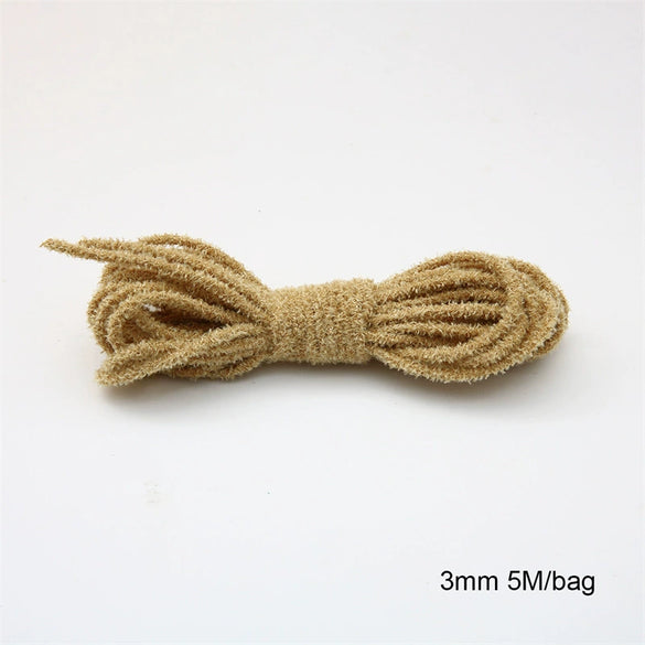Hair Accessories Wool Fleece Cord Diy Handmade Elastic Hair Rope Hair Ring