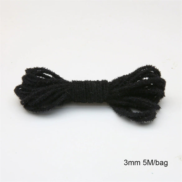 Hair Accessories Wool Fleece Cord Diy Handmade Elastic Hair Rope Hair Ring