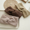 Hair Accessories Wool Knitted Geometric Cross Hair Band Retro Chic Style