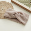 Hair Accessories Wool Knitted Geometric Cross Hair Band Retro Chic Style