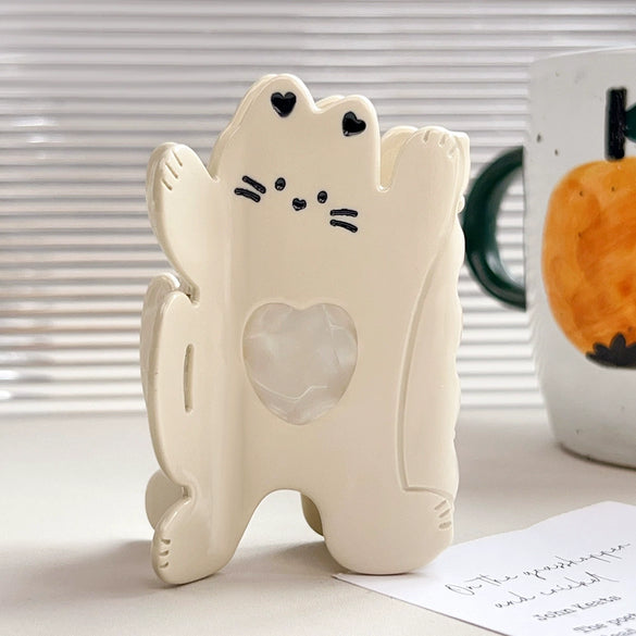 Hair Accessory Acetate Heartshaped Handmade Cartoon Animal Hair Clip