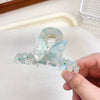 Hair Accessory Acetic Acid Handmade Water Drop Rhinestone Butterfly Claw Clip For Women