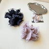 Hair Accessory Fabric Handmade High Elasticity Highend Fairy Mesh Scrunchie With Sweet Ruffles