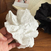 Hair Accessory Fabric Hollow Lace Handmade High Elasticity Geometric Hair Tie