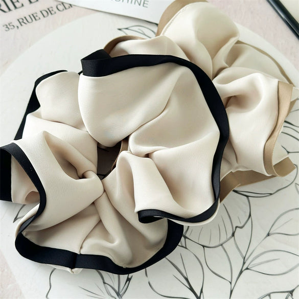 Hair Accessory Fabric Seiko Threedimensional Luxury Small Fragrance Cloud Fat Intestine Ring Ball Hair Ring Ponytail Hair Accessory