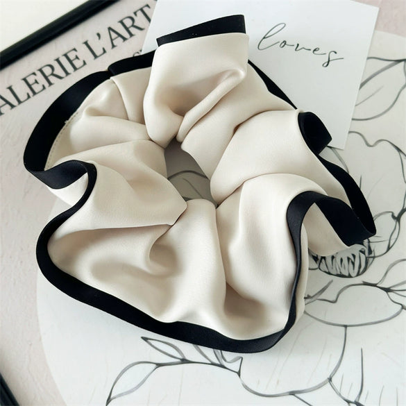 Hair Accessory Fabric Seiko Threedimensional Luxury Small Fragrance Cloud Fat Intestine Ring Ball Hair Ring Ponytail Hair Accessory