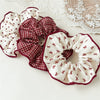 Hair Accessory Fabric Sweet Polka Dot Handmade High Elasticity Scrunchie Ponytail Hair Tie Bun
