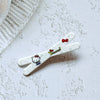 Hair Accessory Hairpin Mixed Materials Handmade Heart Shape Cartoon Kt Cat Sweet Girly Style For Women