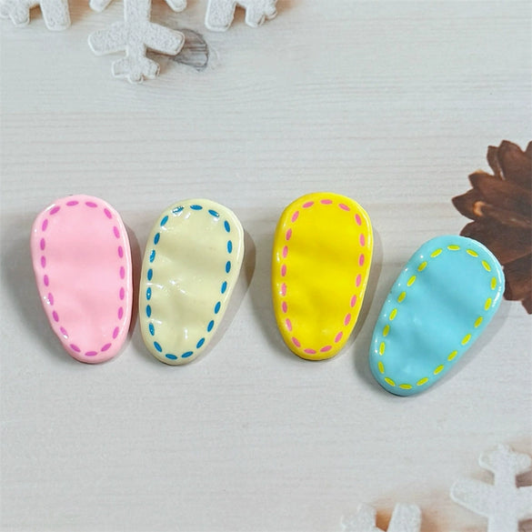 Hair Accessory Handmade Mixed Materials Small Water Drop Duckbill Bangs Side Clip For Women