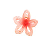 Hair Accessory Hollow Gradient Flower Shark Clip For Women Ps Material Baking Paint Plant Flowers Style