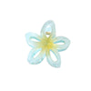 Hair Accessory Hollow Gradient Flower Shark Clip For Women Ps Material Baking Paint Plant Flowers Style