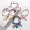Hair Accessory Mixed Material Heart Shaped High Elastic Handmade Headband
