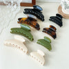 Hair Accessory Pc Material Fanshaped Glossy Polish Women's Hairpin