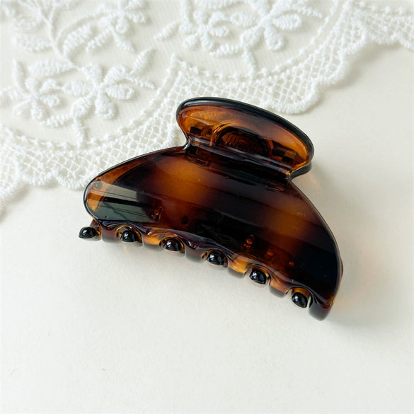 Hair Accessory Pc Material Fanshaped Glossy Polish Women's Hairpin