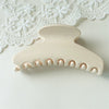 Hair Accessory Pc Material Fanshaped Glossy Polish Women's Hairpin