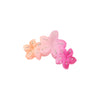 Hair Accessory Ps Material Floral Claw Clip With Gradient Fulldiamond Design And Paint Treatment