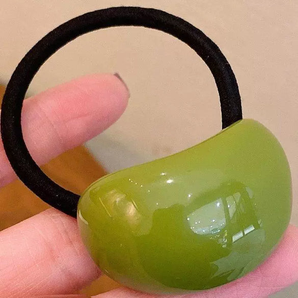 Hair Band Acrylic Geometric Handmade High Elasticity Fresh Girl Style