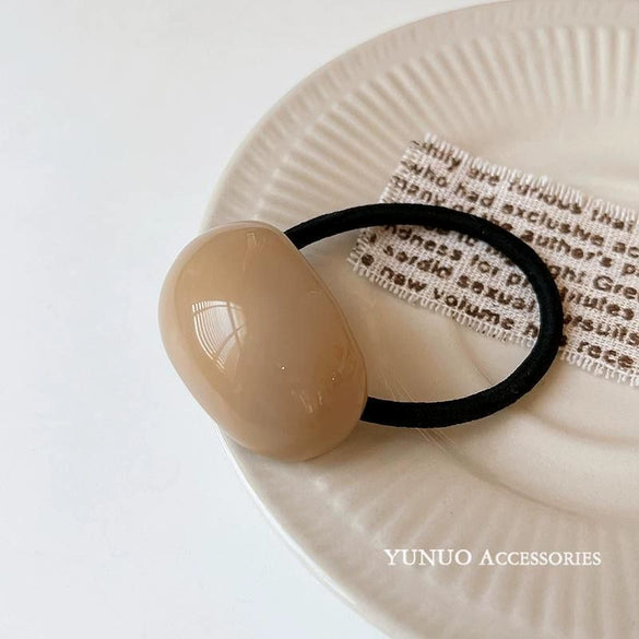 Hair Band Acrylic Geometric Handmade High Elasticity Fresh Girl Style