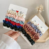 Hair Band Artificial Silk Satin French Retro Loose Simple Handmade Female Hair Rope
