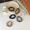 Hair Band Artificial Silk Satin French Retro Loose Simple Handmade Female Hair Rope