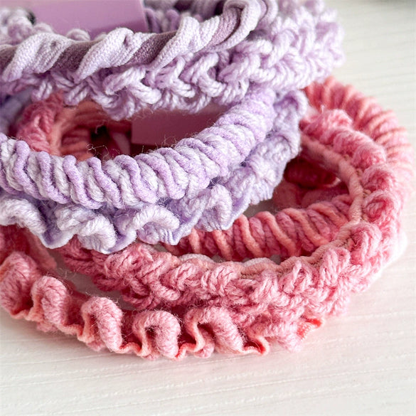 Hair Band Fabric Handmade High Elastic Simple Basic Women's Hair Accessories