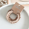Hair Band Fabric Handmade High Elastic Simple Basic Women's Hair Accessories