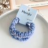 Hair Band Fabric Handmade High Elastic Simple Basic Women's Hair Accessories
