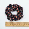 Hair Band Gold Velvet Cloth Rugby Print Handmade Women's Elastic