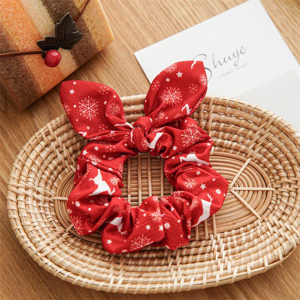 Hair Band Hair Accessories Fabric Bow Rabbit Ears Handmade Festival Element