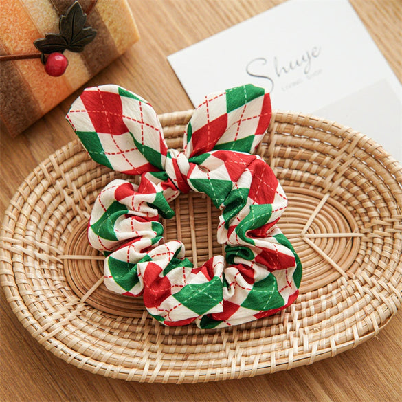 Hair Band Hair Accessories Fabric Bow Rabbit Ears Handmade Festival Element