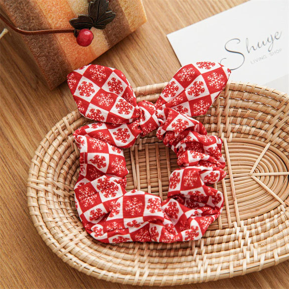 Hair Band Hair Accessories Fabric Bow Rabbit Ears Handmade Festival Element