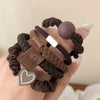 Hair Band Hair Accessories Hair Rope Hair Tie For Girls Highgrade Temperament Simple Cloth Handmade High Elasticity